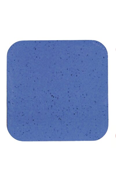 usin Oval Mavi Kum Desen Bilek Destekli Mouse Pad + 2 Adet Kupa Fincan Bardak Altlığı Altlık Set