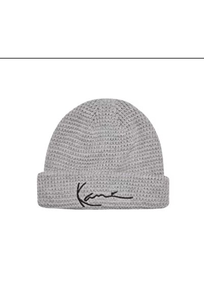 KK Karl Kani hat, Signature Fisherman, One size, 100% polyacrylic, melange grey color