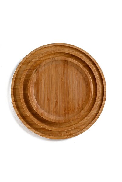 Generic Old Carpenter Natural Bamboo Serving Plate