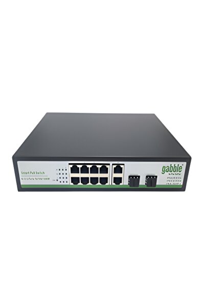 GABBLE Gab-P82Ggs 10/100/1000m 8 Port Poe Switch + 2X1000M Uplink + 2Xsfp 120W