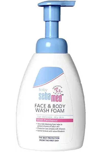 Sebamed Baby Foam Wash for Face and Body 400ml