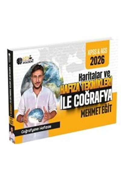 Eğit Akademi 2026 KPSS MEB-AGS Haritalar ve Hafıza Teknikleri ile Coğrafya - ...