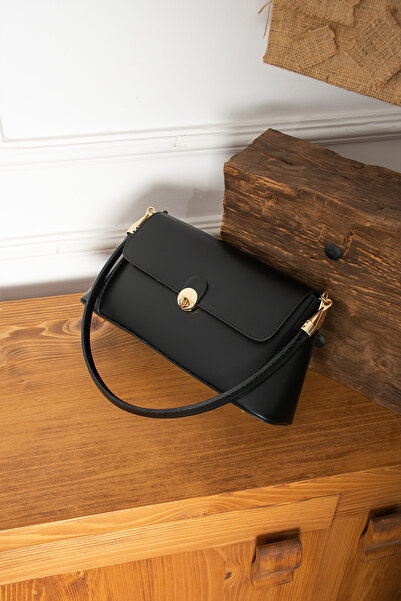 Mojeva Gala Single Handle Lockable Baguette Hand and Shoulder Women's Bag