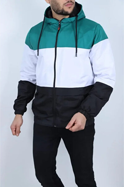 Kanonik Education    Unisex Hooded Lined Raincoat - Green