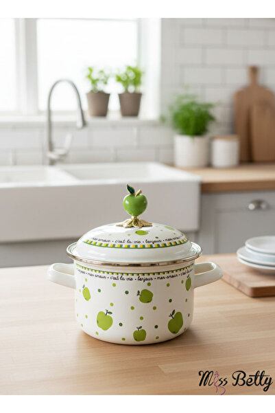Miss Betty Mon Amour Enamel Pot 16 cm