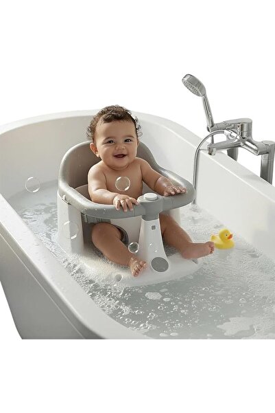 XICEN مقعد استحمام للأطفال من عمر 6 أشهر فما فوق، كرسي استحمام مانع للانزلاق ...