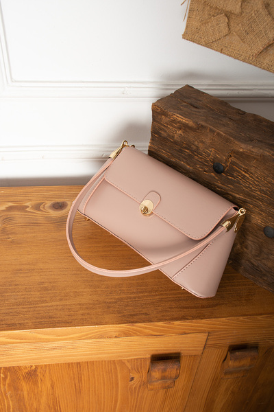 Mojeva Gala Single Handle Lockable Baguette Hand and Shoulder Women's Bag