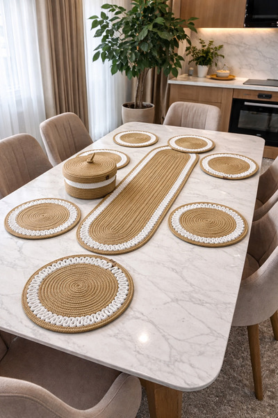 MMSGHOMEDECOR 6 Kişilik Amerikan Servis Supla Takımı