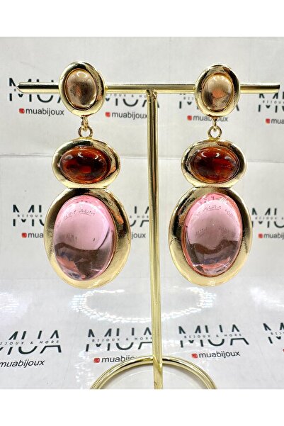 Mua Bijoux أقراط متدلية أنيقة باللون الوردي العنابي مكافئة للعلامة التجارية