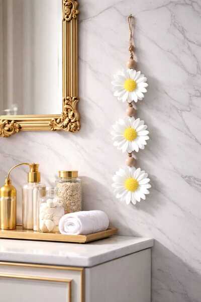 Beta Moda Hub Papatya Salkım Kokulu Sabun – El Yapımı Dekoratif Hediyelik