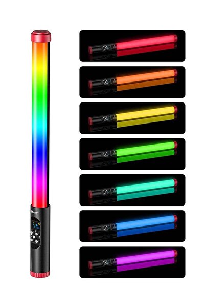 Jmary FM 128 RGB RGB Led Light Waterproof Lighting Bar With OLED Display Indi...