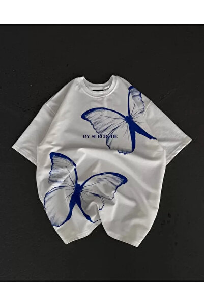 Kanonik Education Unisex Crew Neck Printed Oversize T-Shirt - White