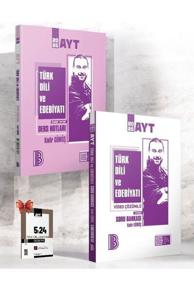 Benim Hocam Yayınları 2026 AYT Türk Dili ve Edebiyatı Ders Notları Ve Soru Ba...