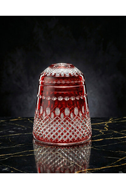 AKDEN STORE Cutting Decor Handcrafted Liva Mercury Glass Czech Napkin Holder