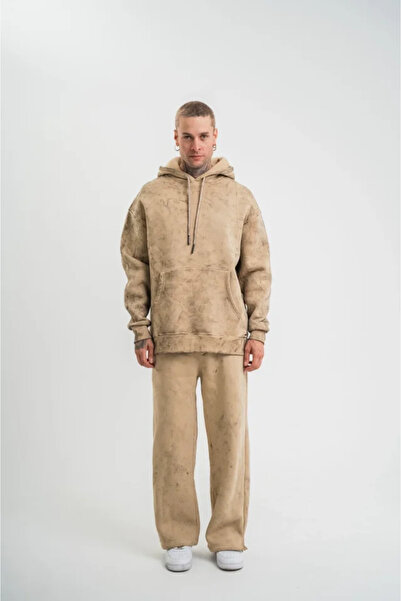 Kanonik Education Unisex Long Sleeve Hooded Washable Tracksuit - Beige