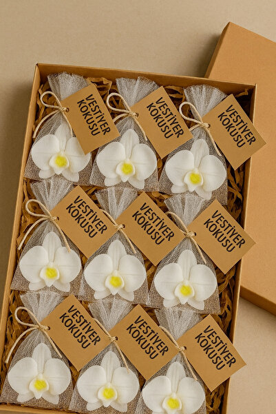 Beta Moda Hub Orchid Patterned Scented Gift Soap – Handmade Decorative Soap