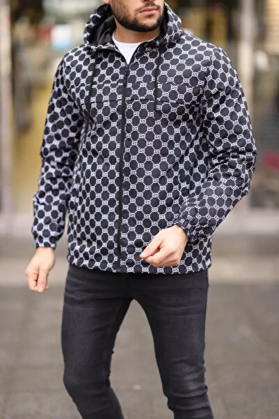 Kanonik Education Unisex Hooded Lined Raincoat - Black