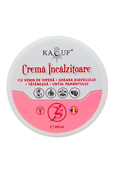 kasuf Warming Cream with Viper Venom, Devil's Claw, Tataneasa, Earth Butter 1...