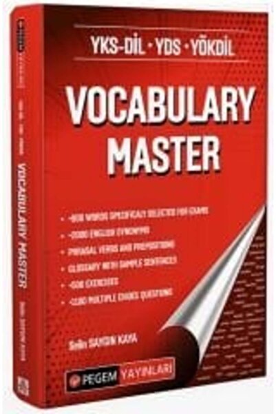 Pegem Akademi Yayıncılık Pegem YKSDİL YDS YÖKDİL Vocabulary Master - Selin Sa...