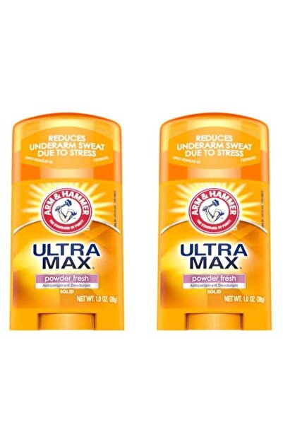 Arm&Hammer Arm & Hammer Ultra Max Powder Fresh Solid Antiperspirant Deodorant, Men, Stick, Pack of 2