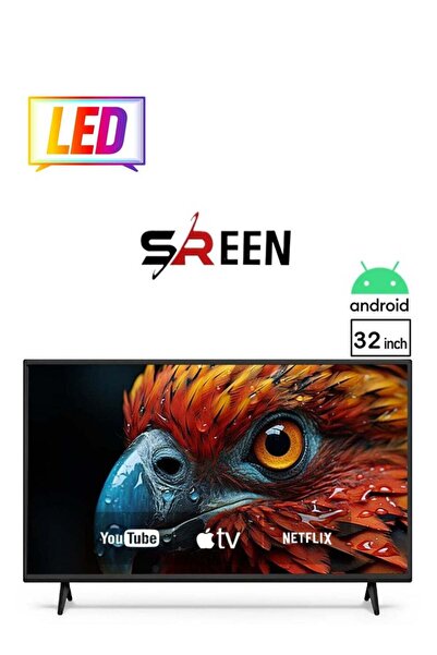sreen 32 Inch Smart Screen - Android Operating System - HD - LED - Frameless