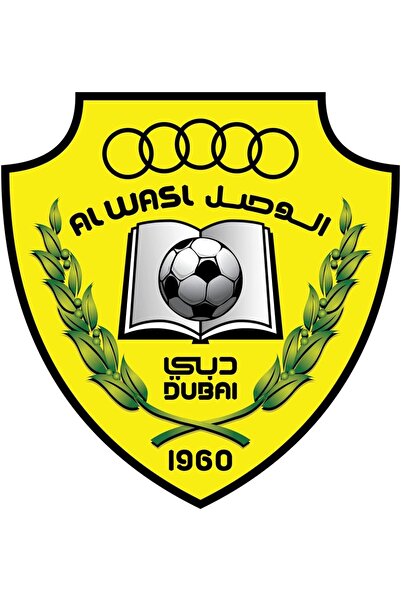 kipfy Al Wasl Sports Club Yellow Shield Style Vinyl Sticker – Premium Waterproof Decal for Car, Door, Wa