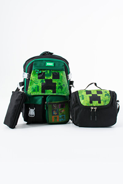 QL ACCESSORY Minecraft 3'lü Set Kore Çantası