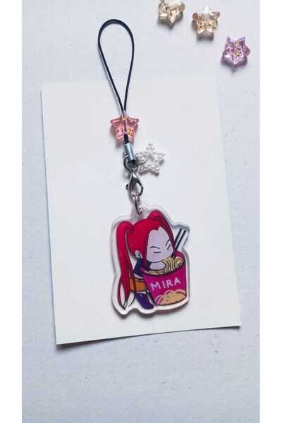 Atölye Moonlit K-pop Demon Hunters Mira Telefon Süsü Huntrix Kpdh Charm