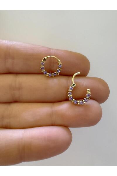 Arescollection 1 adet çelik zirkon taşlı septum daith helix lobe uyumlu piercing