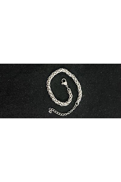 Shae Jewelry سوار رجالي من الفولاذ المقاوم للصدأ بسلسلة أنجيلوس 4.5 مم
