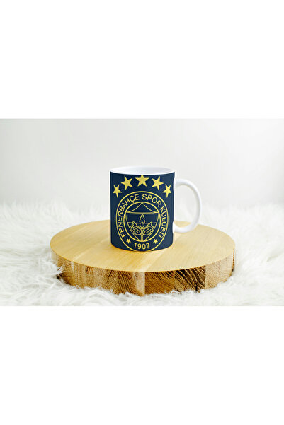 merkür baskı atölyesi Fenerbahçe Temalı Kupa Bardak Taraftar Özel Tasarım Hed...