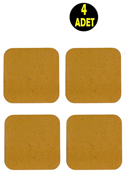 usin 4Pcs Earth Color Sand Pattern Wooden Turkish Coffee Cup Tea Mug Home Office Coaster Underpad