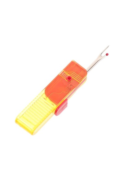 Flippy Flippy Label Cutter, 1.7 x 7 cm, Foldable, Plastic, Red/Yellow