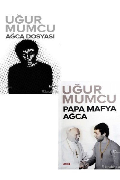 Kronik Kitap Ağca Dosyası  Papa Mafya Ağca  Uğur Mumcu 2 KİTAP