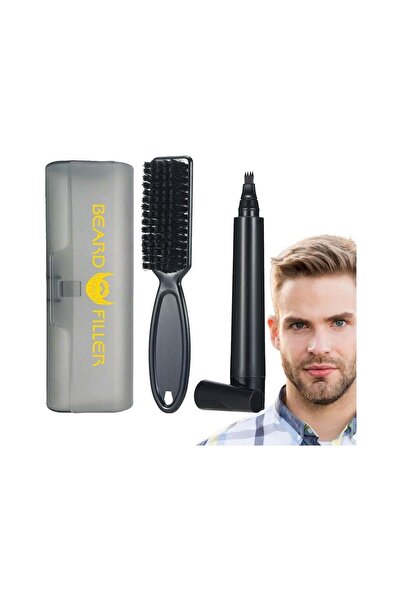 Generic قلم تعبئة اللحية المقاوم للماء للرجال