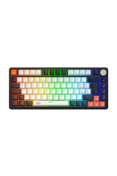 gameagle Strike Compact Rainbow Kablolu TR Layout Mekanik Oyuncu Klavyesi Blue Switch
