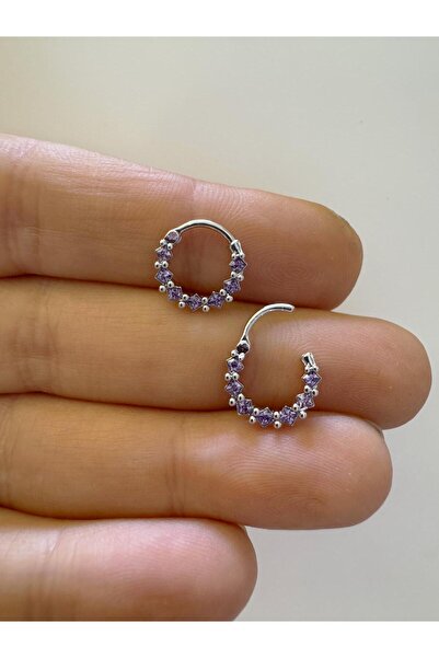 Arescollection 1 adet çelik zirkon taşlı septum daith helix lobe uyumlu piercing