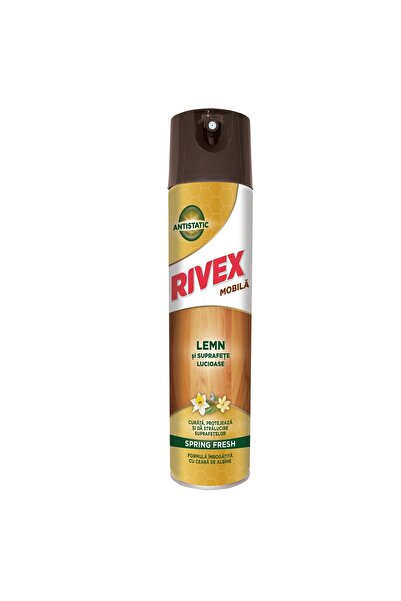 Rivex RIVEX Furniture Cleaning Spray, Antistatic, Lemon Flavor, 300 ml, Surface Maintenance
