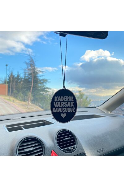 Serüven 3D Rearview Mirror Ornament – if It's in Fate, It's Meant to Be – Two-Way 3D Printing, Plastic, Non-Scratch Glass