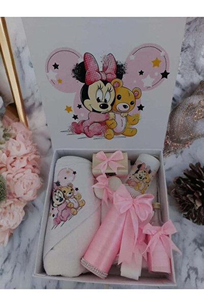 OBSIDION DISNEY baptism set - candle box - pink Baby Minnie