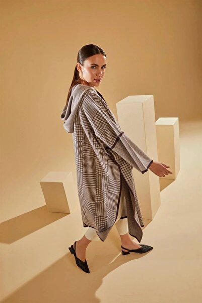 larocci Women's Tribal Pattern Pocket Poncho