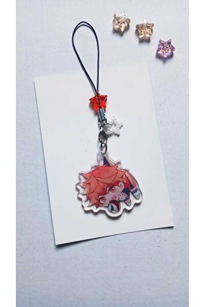 Atölye Moonlit Haikyuu Hinata Shoyo Telefon Süsü Charm