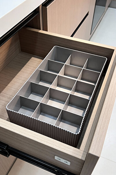 Vivenda 15 Compartment Multi-Purpose Organizer, 18 X 29.5 cm “Coffee”