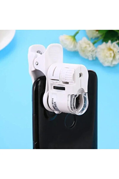 Renvox Mini Portable Magnifying Glass Microscope 60X Uv Led Pocket Microscope...