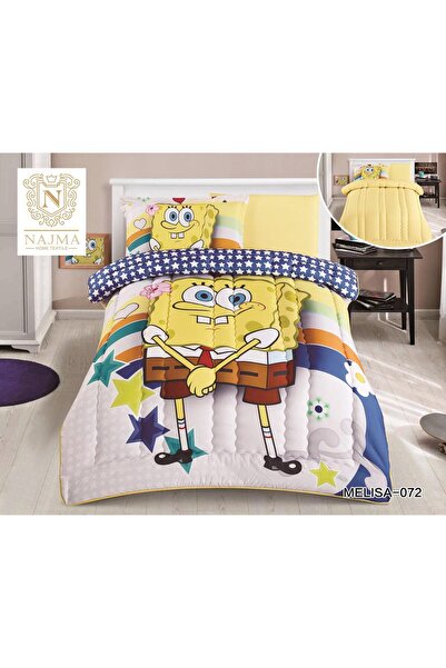 NAJMA Children's bedspread with a beautiful graphic design, made of luxurious microfiber, cool and elegant, quilt size 170*230