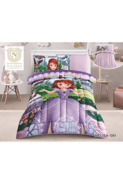 NAJMA Children's bedspread with a beautiful graphic design, made of luxurious microfiber, cool and elegant, quilt size 170*230