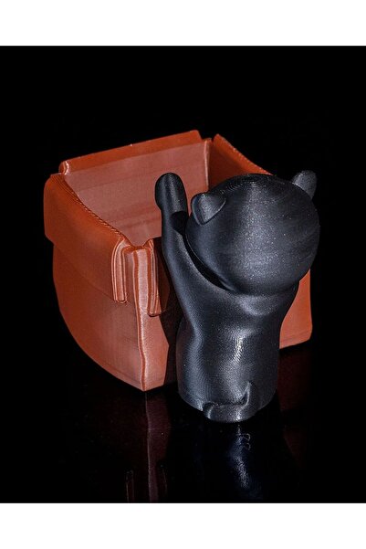 FOLİNZA Kawaii Cat Mini Box Anime Cat Storage Box