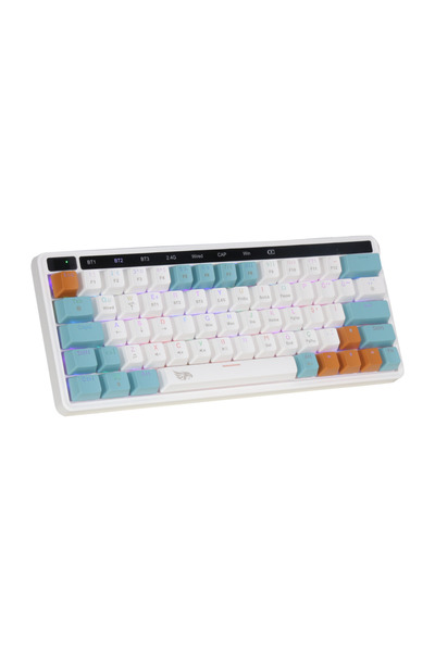 gameagle Airsync Kablosuz + Bluetooth + 2.4G + Kablolu TR Layout RGB Mekanik ...