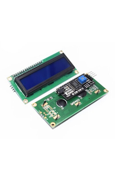 Arduino 2x16 LCD - LCD1602 Mavi Ekran + IIC/I2C Arayüz Modülü