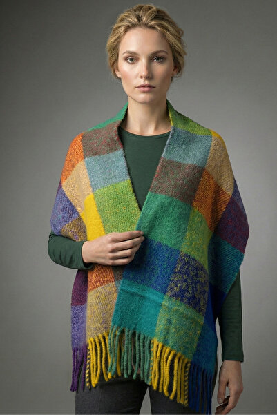 Gubo Women's Shawl Colorful Acrylic